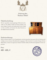 Expertise Barock-Möbel